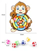 Montessori Sticky Ball Dart Board Game – Educational Throwing Toy for Kids - Thumbnail 12