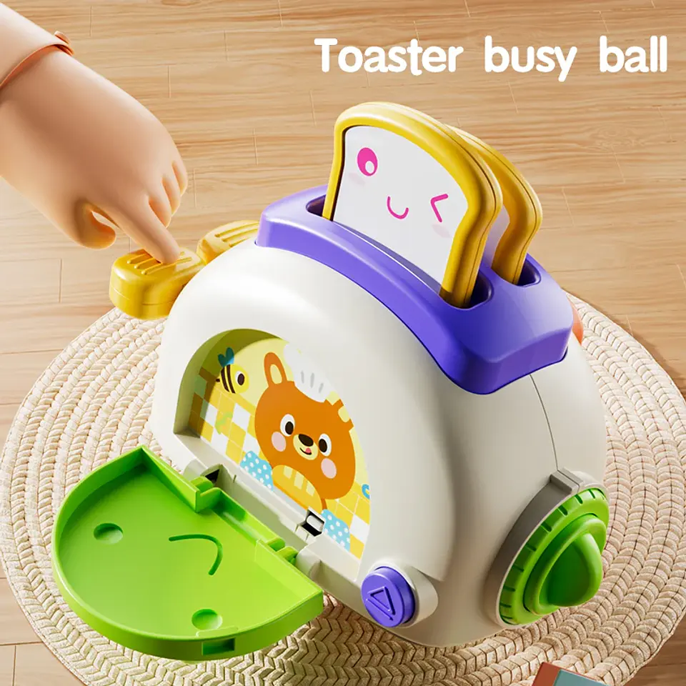 Montessori Busy Cube Sensory Activity Toy for Babies – Fine Motor Learning Cube 4