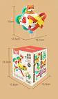 Montessori Busy Cube Sensory Activity Toy for Babies – Fine Motor Learning Cube - Thumbnail 15