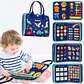 Toddler Busy Board  7 in 1 Preschool Learning Activity Book - Thumbnail 1