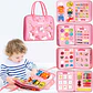 Toddler Busy Board  7 in 1 Preschool Learning Activity Book - Thumbnail 2