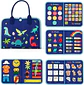 Toddler Busy Board  7 in 1 Preschool Learning Activity Book - Thumbnail 7