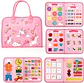 Toddler Busy Board  7 in 1 Preschool Learning Activity Book - Thumbnail 10