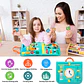 Toddler Busy Board  7 in 1 Preschool Learning Activity Book - Thumbnail 23