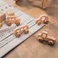 Wooden Dinosaur Teether Car Natural Baby Sensory Toy for Toddlers - Thumbnail 29