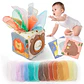 Baby Sensory Tissue Box Toy  Soft Learning Activity Toy for Infants - Thumbnail 2