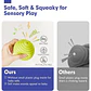 Textured Sensory Balls for Babies 6 Piece Soft Activity Ball Set - Thumbnail 3