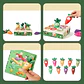 Carrot Harvest Matching Game Soft Sensory Learning Toy for Toddlers - Thumbnail 3