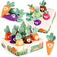 Carrot Harvest Matching Game Soft Sensory Learning Toy for Toddlers - Thumbnail 10