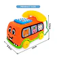 Kids Toy Telephone Bus Interactive Learning Phone Car for Toddlers - Thumbnail 6