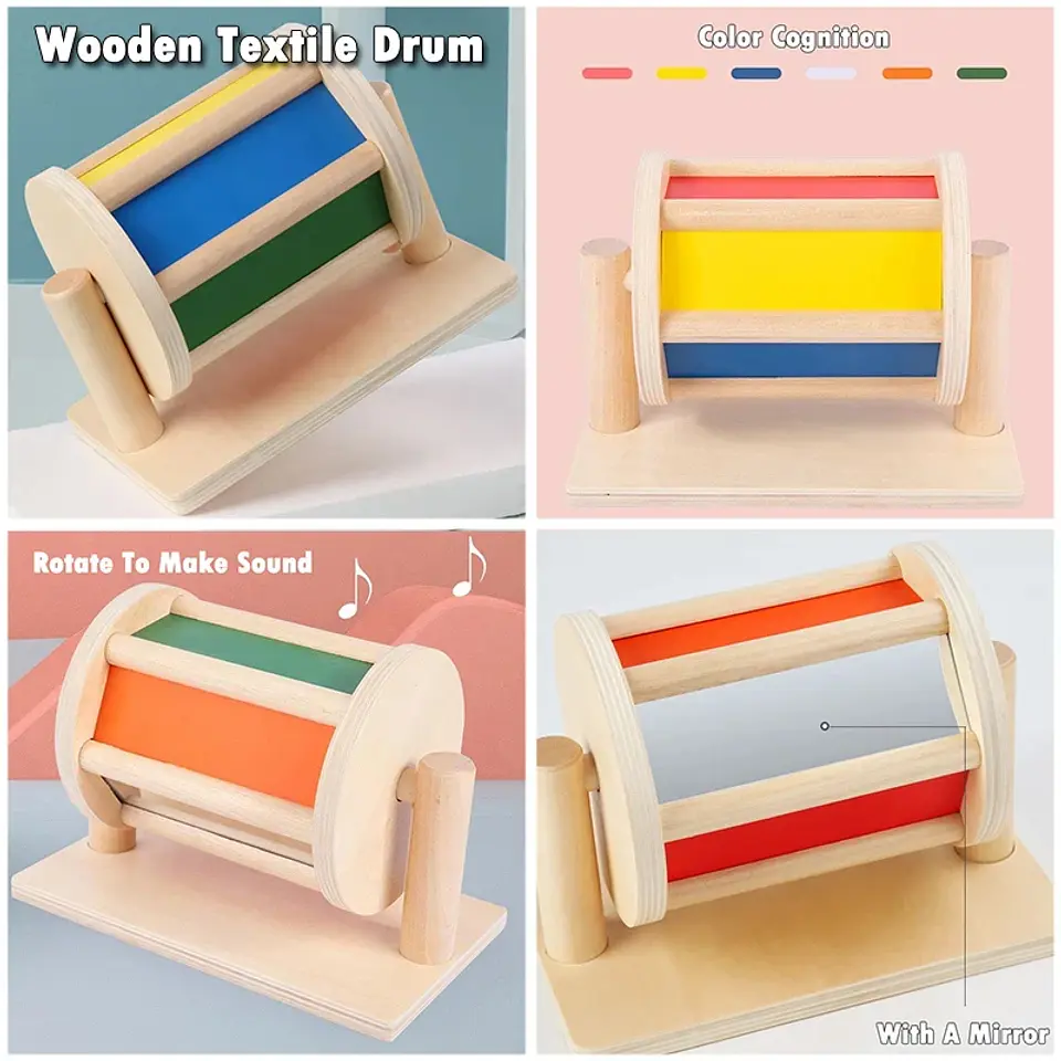 Object Permanence Coin Box Wooden Fine Motor Learning Toy for Toddlers 6