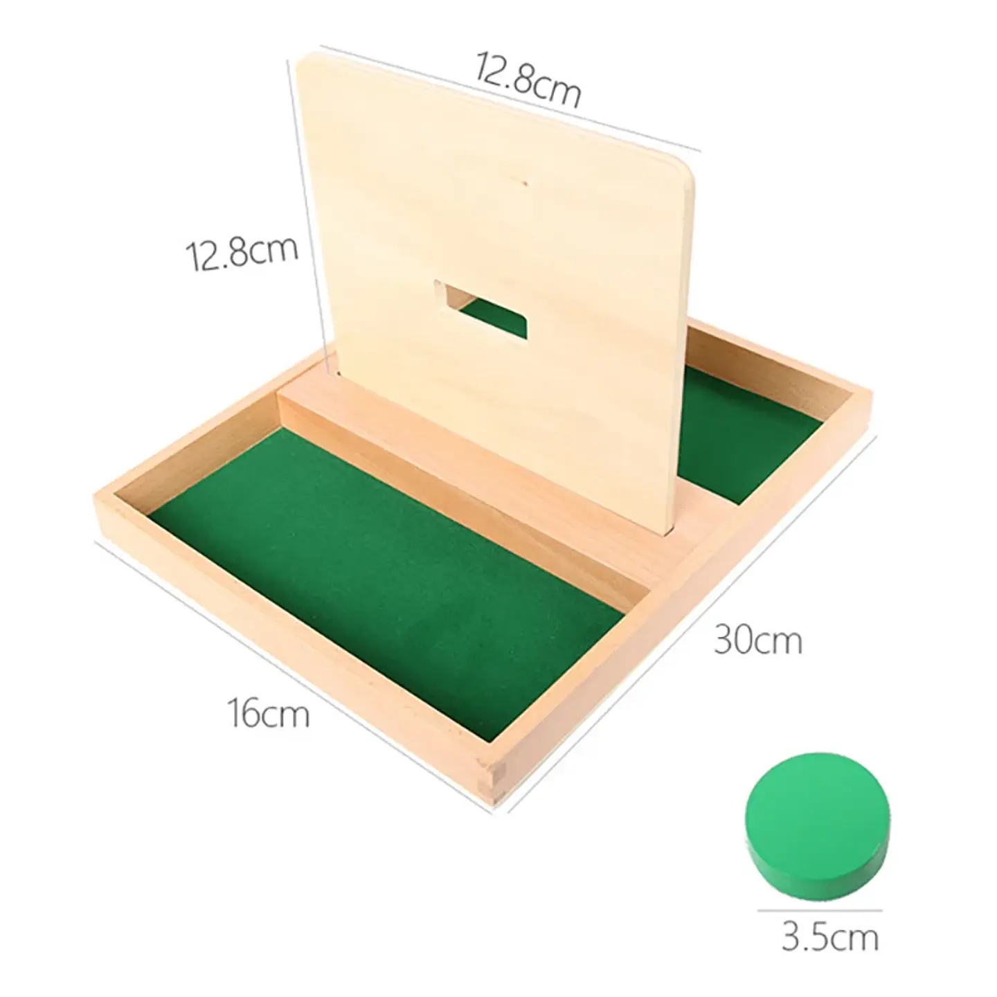 Object Permanence Coin Box Wooden Fine Motor Learning Toy for Toddlers 12
