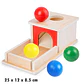 Object Permanence Coin Box Wooden Fine Motor Learning Toy for Toddlers - Thumbnail 23