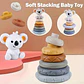 Koala Stacking Tower Wooden Fine Motor Learning Toy for Toddlers - Thumbnail 6