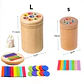 Wooden Color Sorting Puzzle Fine Motor Learning Toy for Toddlers - Thumbnail 2