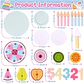 Wooden Birthday Cake Play Set Pretend Kitchen Toy for Kids - Thumbnail 9