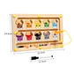 Magnetic Number Maze Board 2 in 1 Color Sorting & Drawing Toy - Thumbnail 6