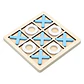Wooden Tic Tac Toe Game Educational Strategy Board for Kids - Thumbnail 2