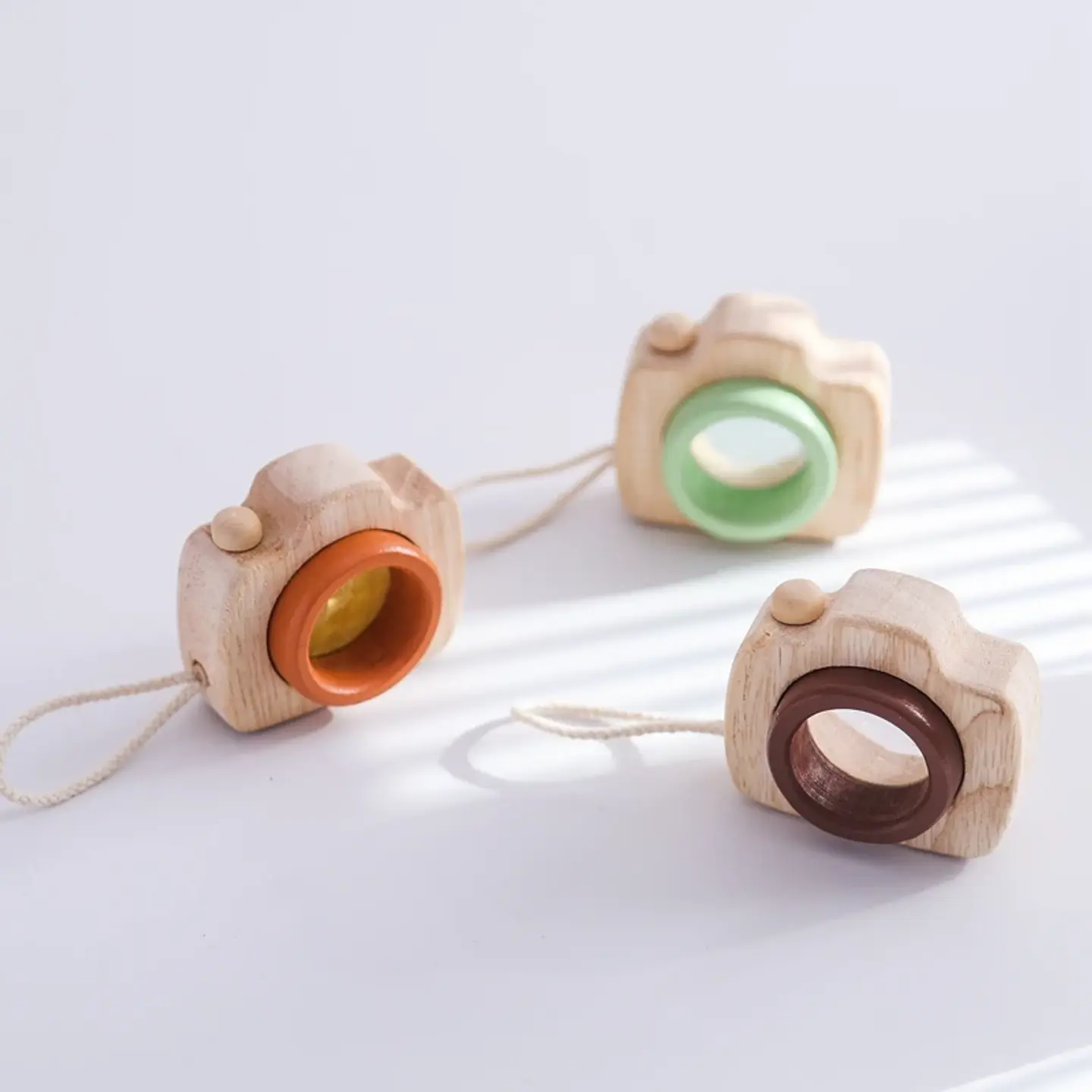 Wooden Toy Camera Montessori Pretend Play Toy for Toddlers 17