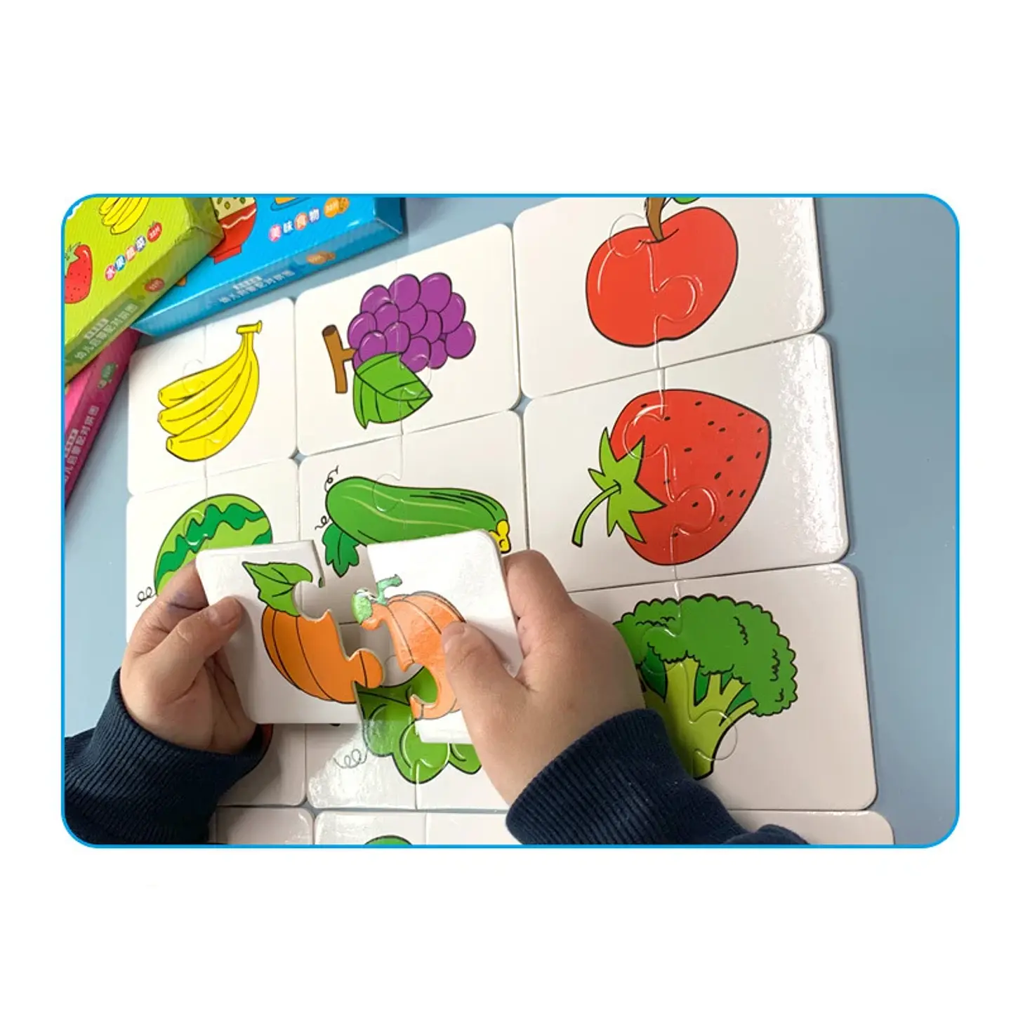 Matching Puzzle Cards Educational Learning Game for Toddlers 10