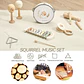 Wooden Baby Musical Instruments Set Early Learning Music Toy - Thumbnail 2