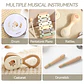 Wooden Baby Musical Instruments Set Early Learning Music Toy - Thumbnail 6