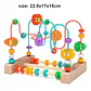 Wooden Bead Maze Abacus Montessori Learning Toy for Toddlers - Thumbnail 2