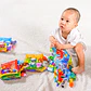 Baby Cloth Book with Animal Tails Sensory Learning Toy for Infants - Thumbnail 2