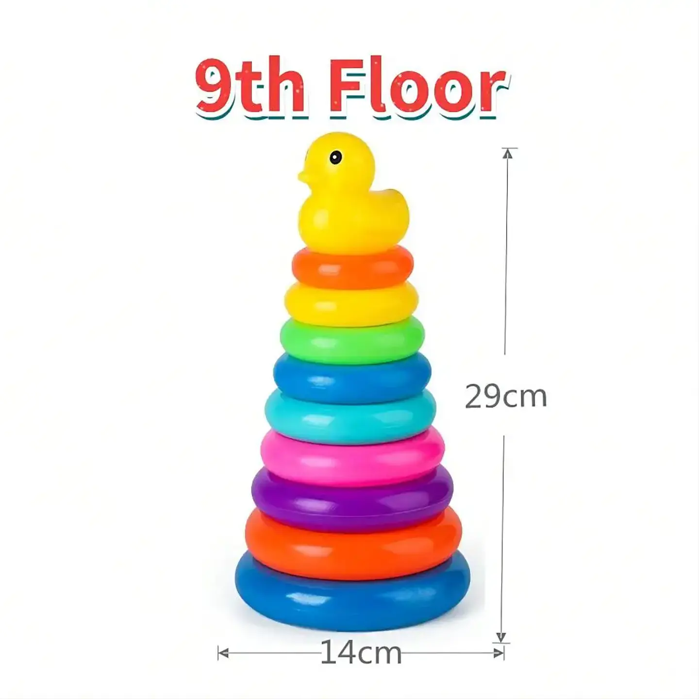 Rolling Ball Tower Montessori Ball Drop Toy for Toddlers 5