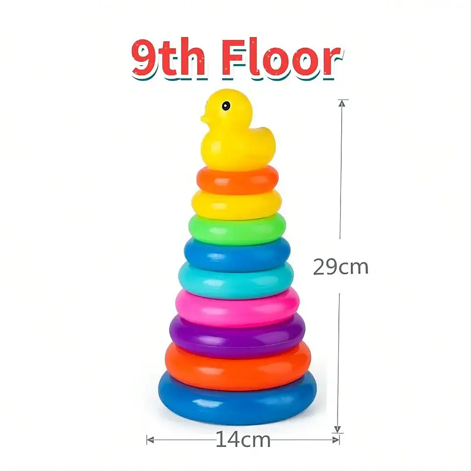 Rolling Ball Tower Montessori Ball Drop Toy for Toddlers 5