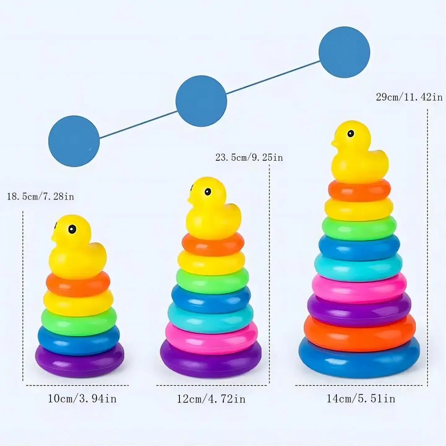 Rolling Ball Tower Montessori Ball Drop Toy for Toddlers 8