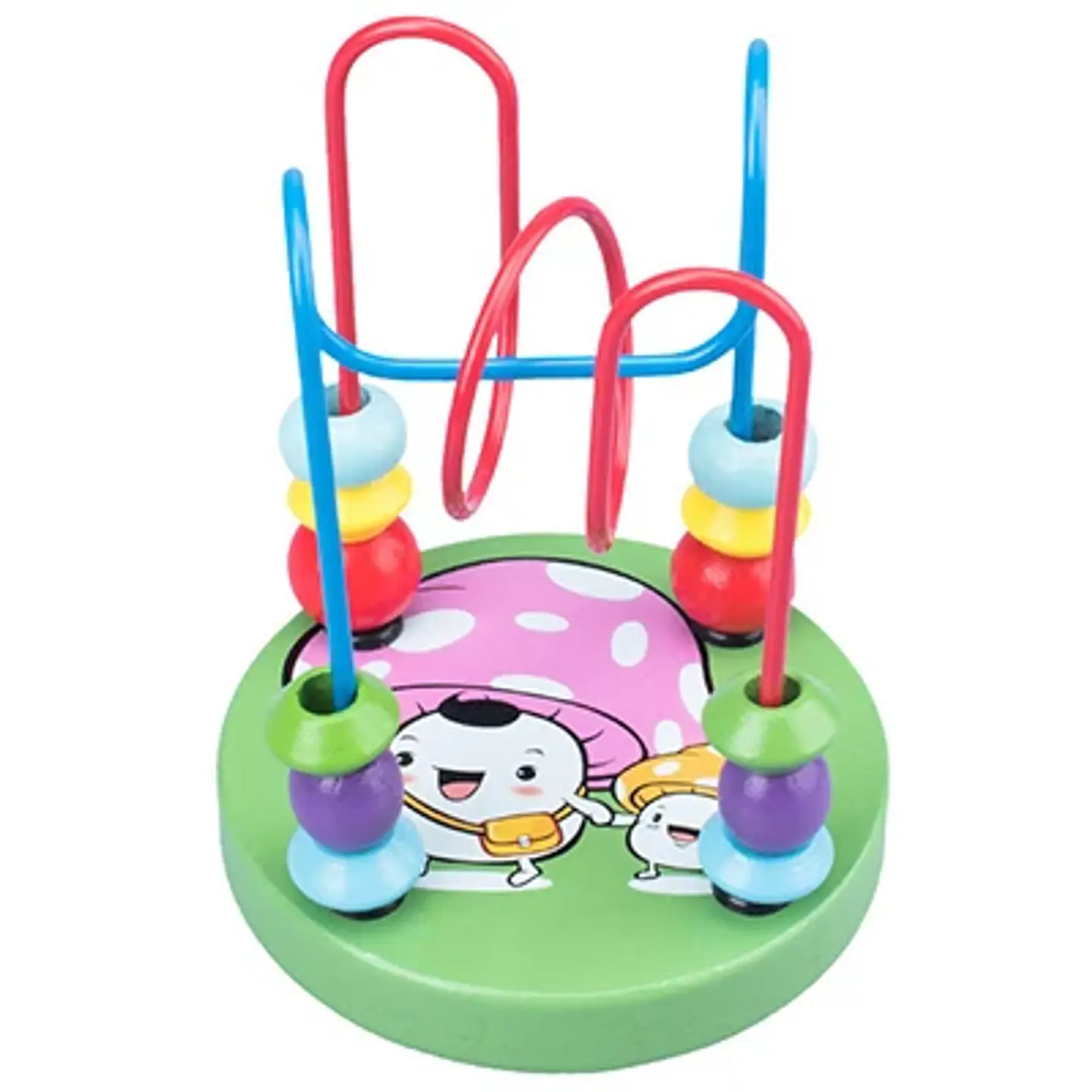 Wooden Bead Maze Abacus Montessori Learning Toy for Toddlers 5