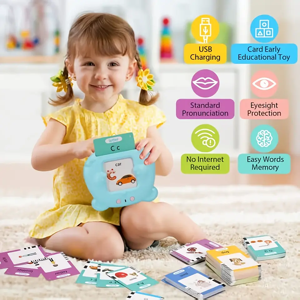 Talking Flash Cards for Kids – Electronic English Learning Toy 4