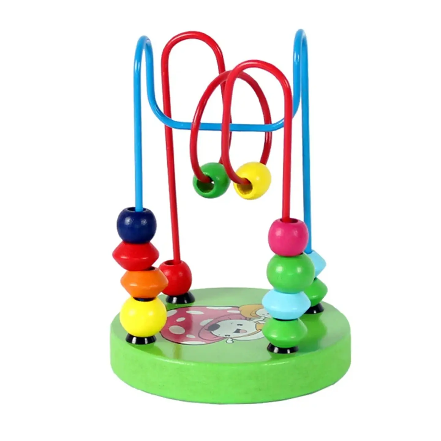 Wooden Bead Maze Abacus Montessori Learning Toy for Toddlers 7