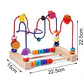 Wooden Bead Maze Abacus Montessori Learning Toy for Toddlers - Thumbnail 9