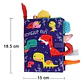 Baby Cloth Book with Animal Tails Sensory Learning Toy for Infants - Thumbnail 15