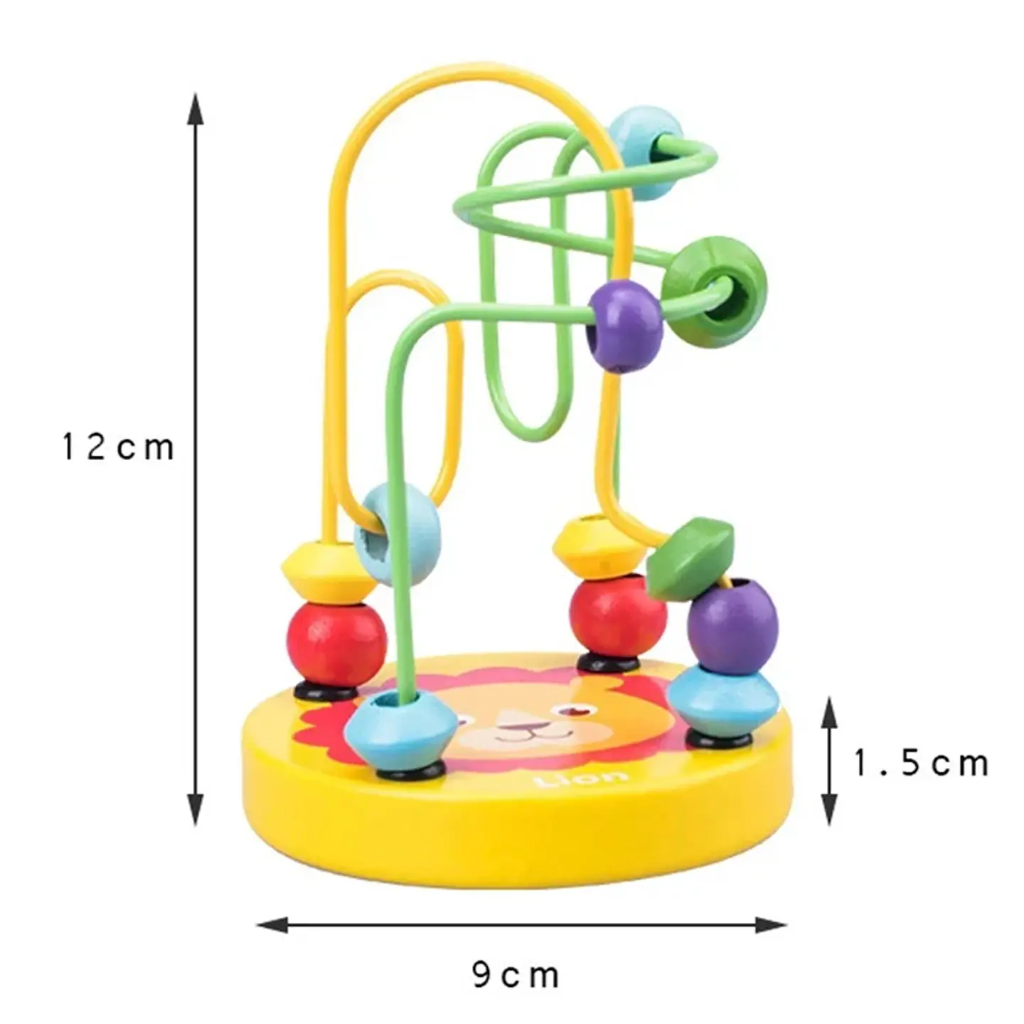 Wooden Bead Maze Abacus Montessori Learning Toy for Toddlers 17