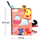 Baby Cloth Book with Animal Tails Sensory Learning Toy for Infants - Thumbnail 18