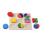 Wooden Geometric Puzzle Montessori Shape Learning Toy for Kids - Thumbnail 13