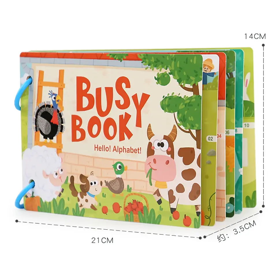 Reusable Scene Sticker Book  Montessori Learning Activity for Kids 3