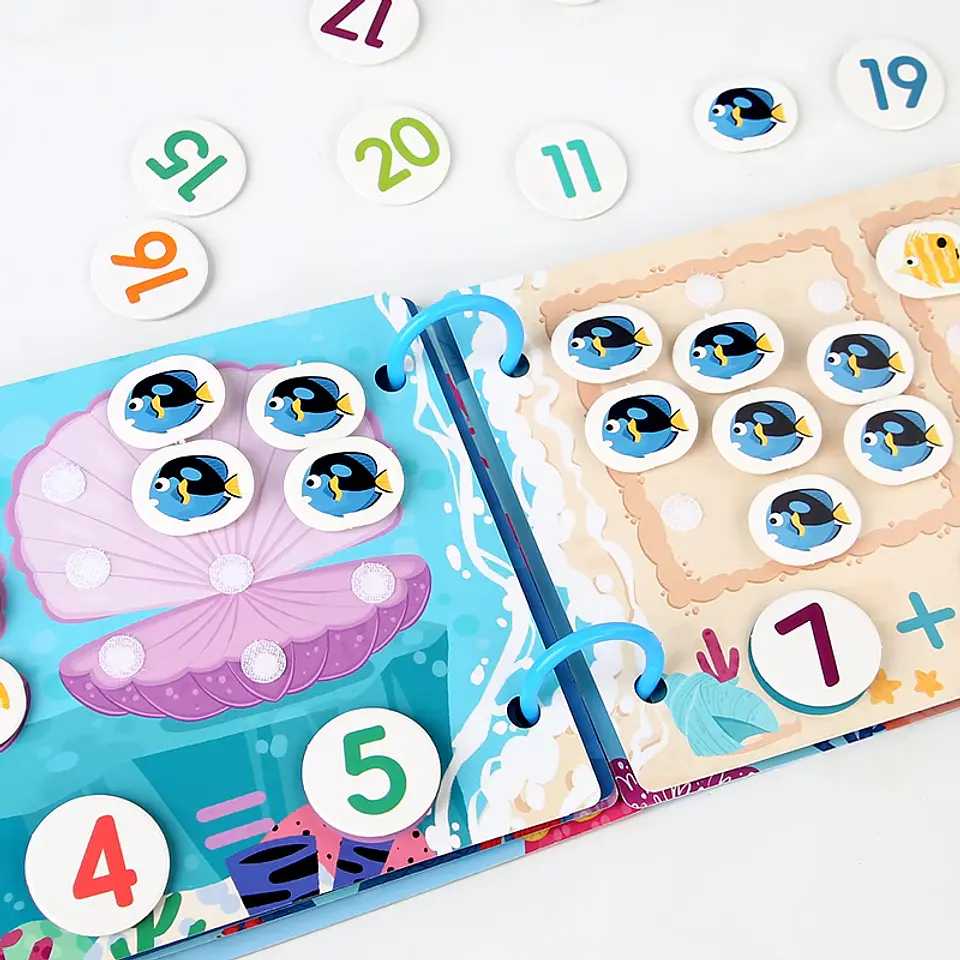 Reusable Scene Sticker Book  Montessori Learning Activity for Kids 5