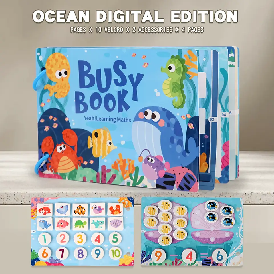 Reusable Scene Sticker Book  Montessori Learning Activity for Kids 7