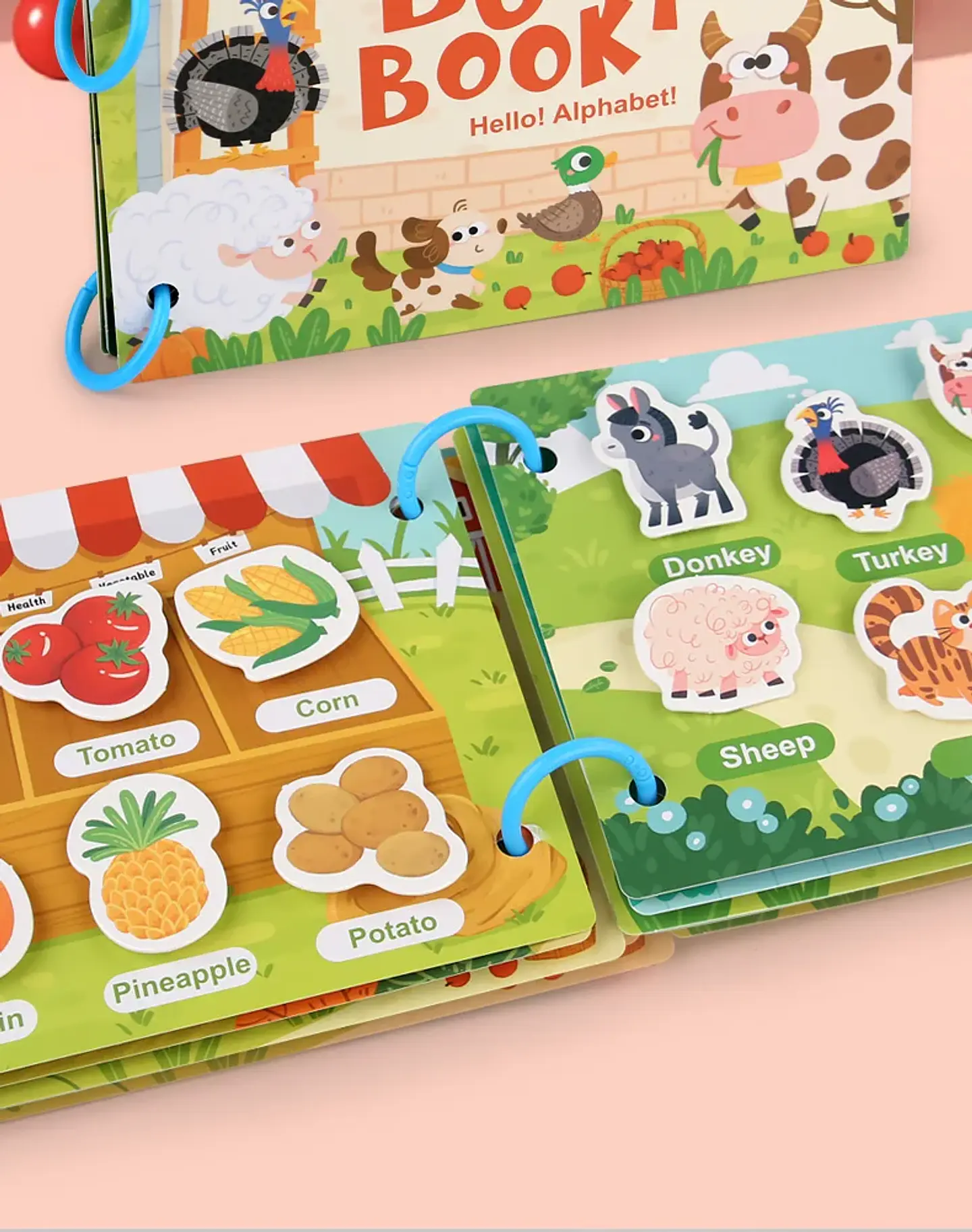 Reusable Scene Sticker Book  Montessori Learning Activity for Kids 9
