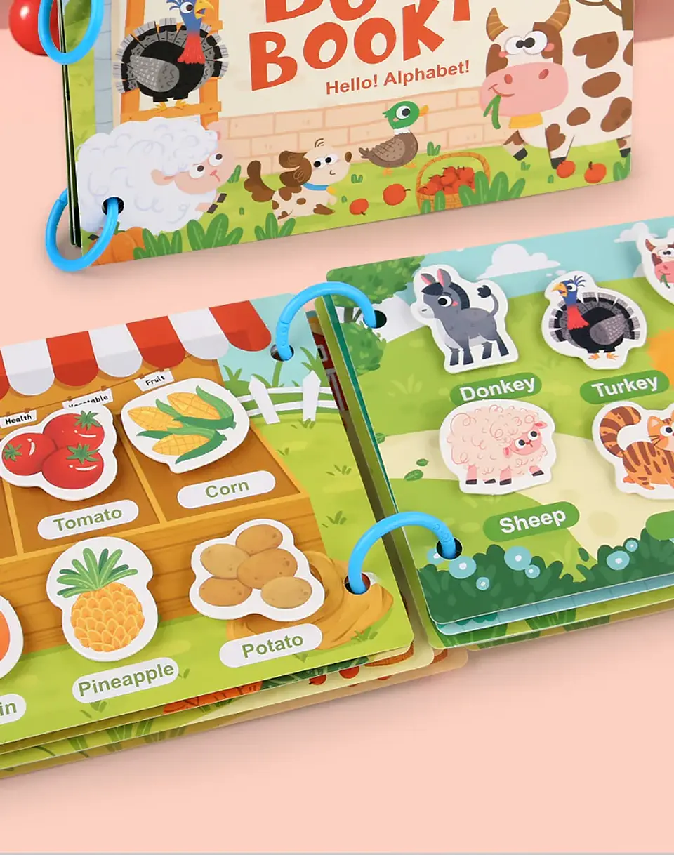 Reusable Scene Sticker Book  Montessori Learning Activity for Kids 9