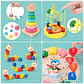 3D Wooden Puzzle for Kids Montessori Early Learning Educational Toy - Thumbnail 30
