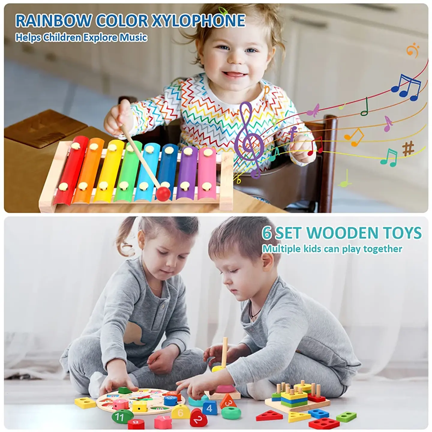 3D Wooden Puzzle for Kids Montessori Early Learning Educational Toy 31