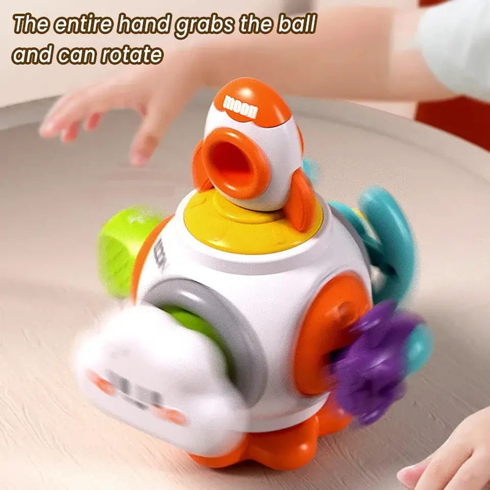 Montessori Busy Cube Fine Motor Activity Toy for Toddlers 4