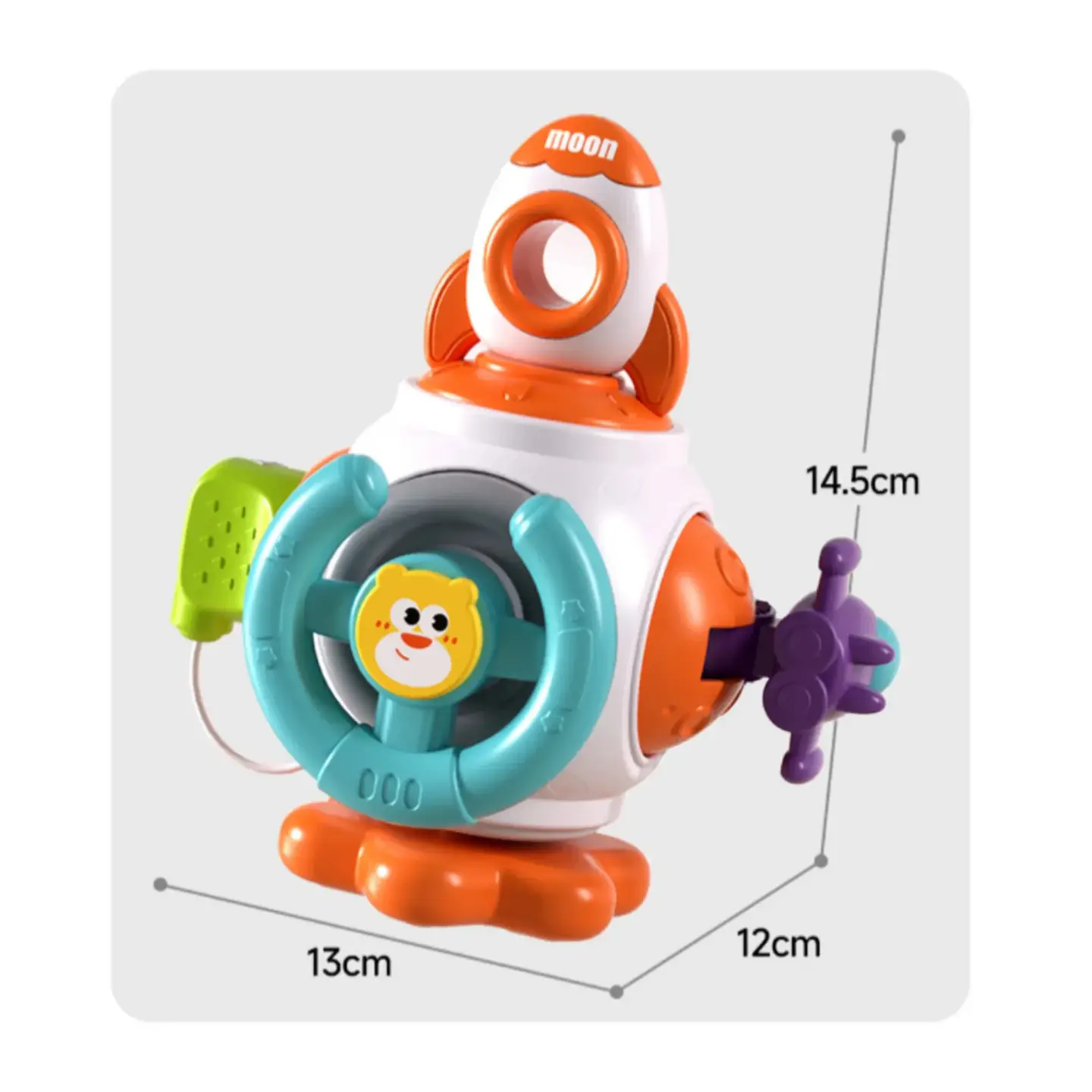Montessori Busy Cube Fine Motor Activity Toy for Toddlers 10