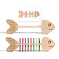 Wooden Balance Game  Montessori Color Matching & Fine Motor Toy - Thumbnail 4