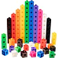 100-Piece Math Linking Cubes Educational Counting & Stacking Blocks for Kids - Thumbnail 1